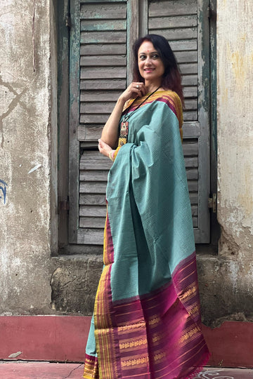 Cotton Gadwal Saree